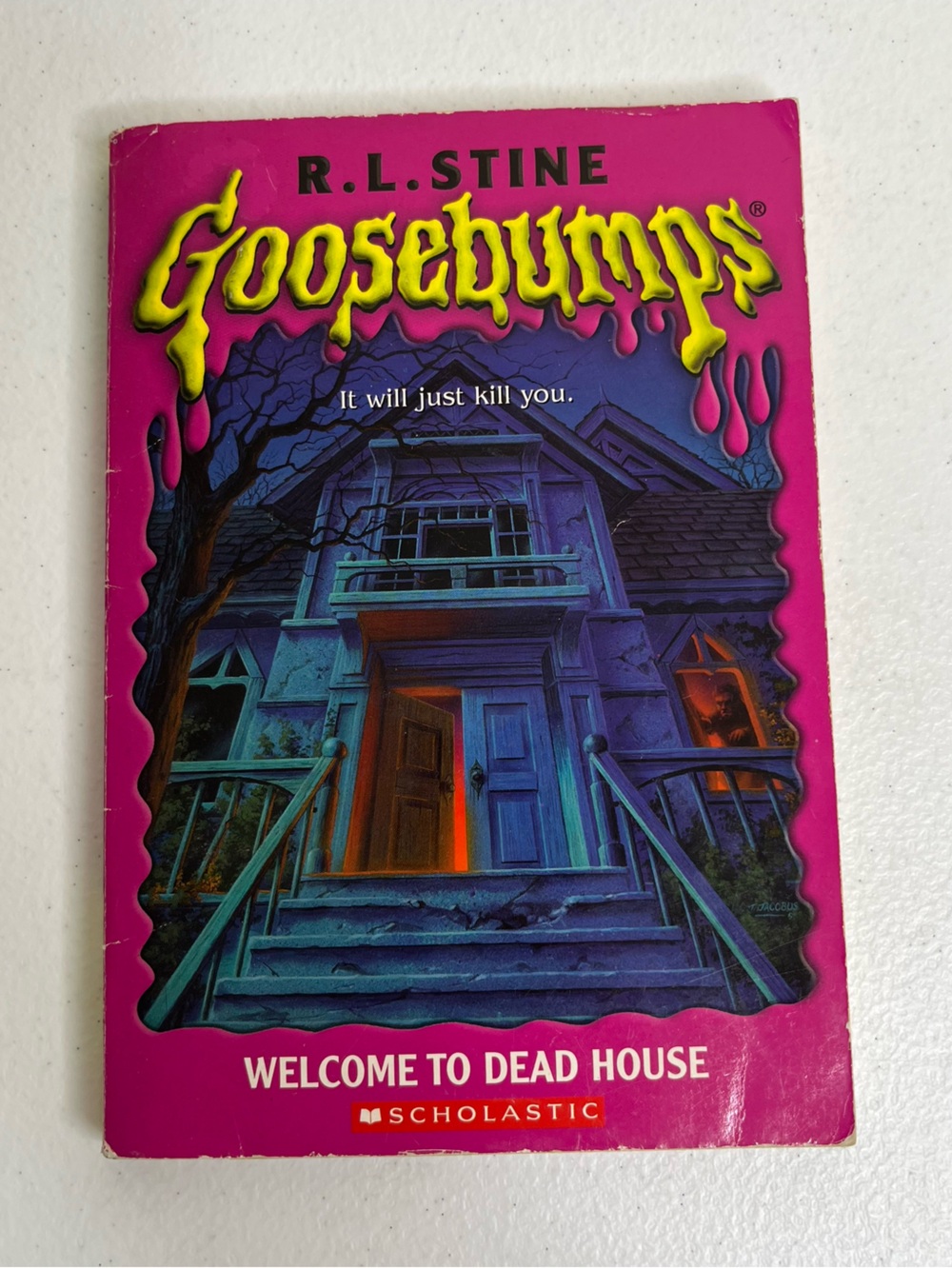 Goosebumps #1 Welcome To Dead House First Edition 1992 Paperback Book Original
